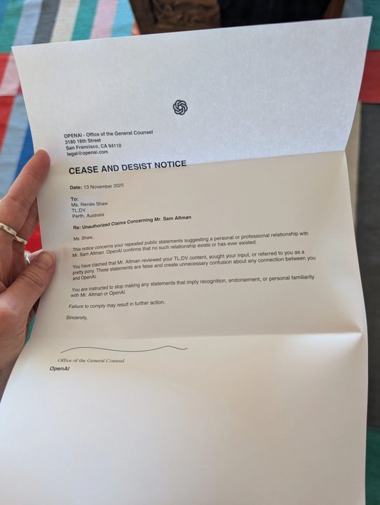 The LinkedIn post about Sam.